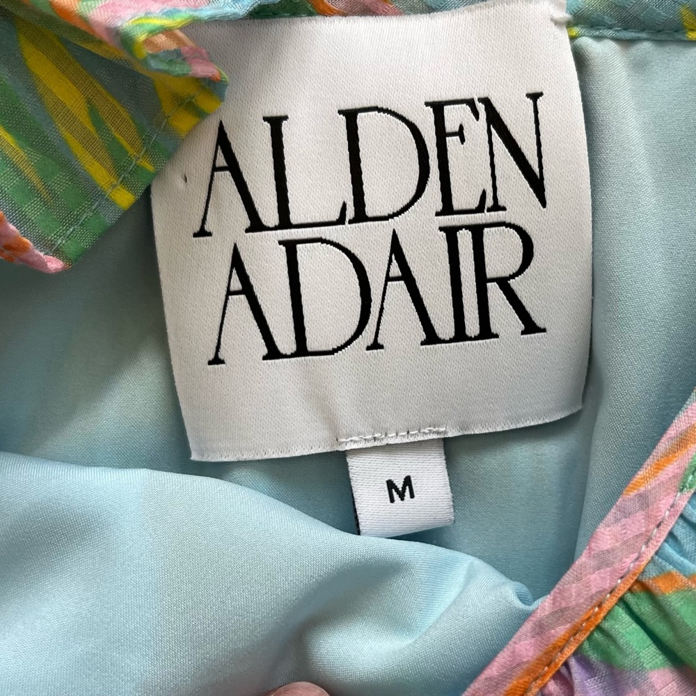ALDEN ADAIR LILAH DRESS SIZE MEDIUM FEMININE DAINTY ROMANTIC DATE EVENT - Picture 4 of 10